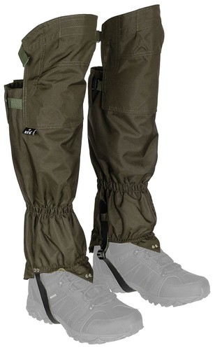 Gamaschen overknee oliv mit - overknee,