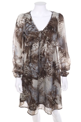 Hallhuber seidenkleid animal - seidenkleid,