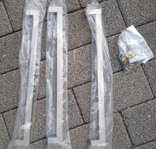  3x Edelstahlgriffe gebürstet