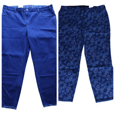 Sheego Damen Wende-Jeans Hose