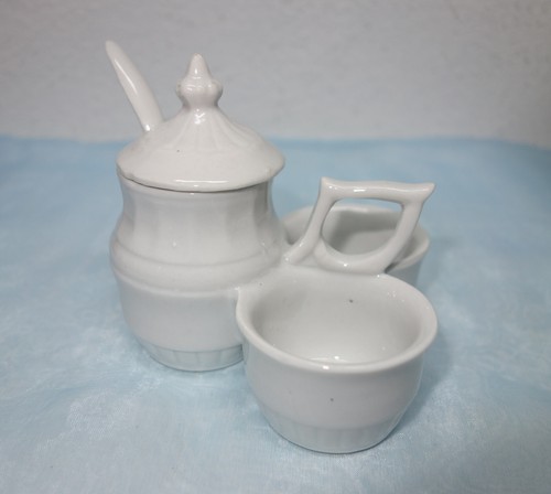Menage alt porzellan saliere - alt,,