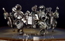 Armband Silber Trachten massiv - prächtig & umwerfend - älter 