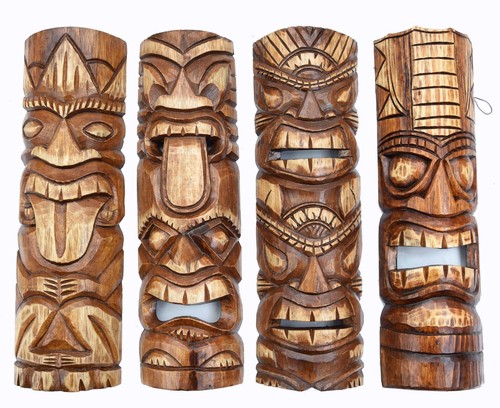 Tiki masken 50cm - 50cm, zum