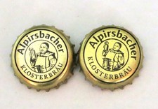 2 Kronkorken - gebraucht - Alpirsbacher Klosterbräu