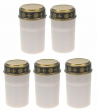 5x LED Grablicht weiss mit