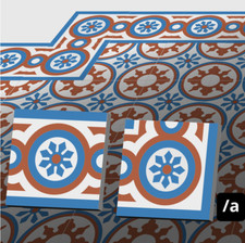 Zementfliesen Fliesenbordüre