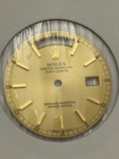Rolex Original Zifferblatt Day Date 36 18238 Gelbgold Strichindex Unbeschädigt
