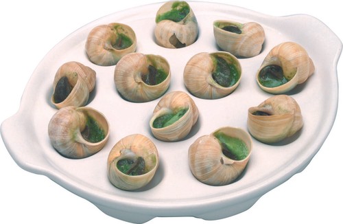 Porzellan schneckenpfanne - -,