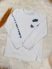 **Englandmode Next Sweater weiß Aufdruck Junge 122 7 Jahre**