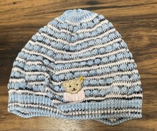 Steiff Sommermütze blau/rosa Gr. 53 Neuwertig