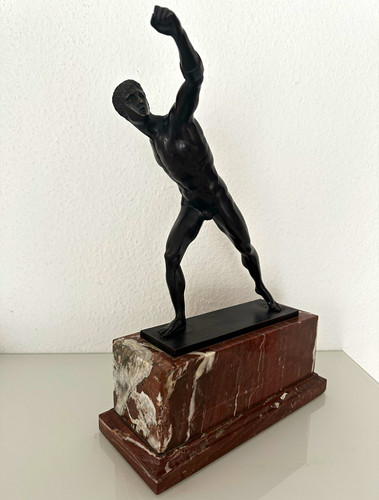 Bronze athlet skulptur - athlet,