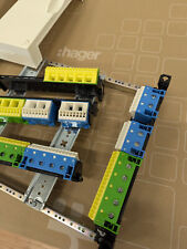 Hager  PE + N Klemme quickconcept   3 -fach 12-15 mm  inkl. Halterung Ui 400V