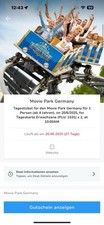 2 Eintrittskarten Moviepark