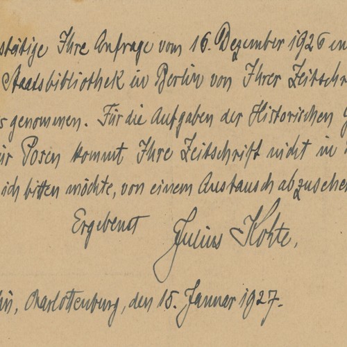 Autograph julius kohte - autograph,