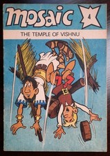 Mosaik Mosaic Abrafaxe Nr.4  Export Indien DDR Temple of Vishnu Rarität Reimport