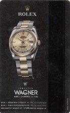 Hotel Keycard Hotelschlüsselkarte ex "Das Triest" Wien  Juwelier Wagner Rolex