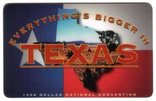 5U Alles Ist Größer In Texas. STS Herbstkonvention (Dallas 1996) Telefonkarte