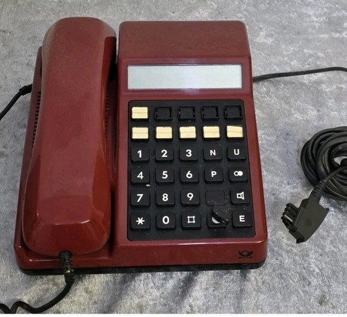 Altes posttelefon fetap - altes, rot