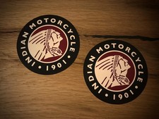 2x INDIAN Aufkleber Bike Tankaufkleber Big Chief USA Motorrad Vintage TOP #077