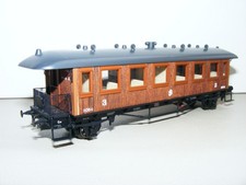 Märklin H0 SOMO Personenwagen Holzaufbau aus 28702 3. Klasse 3054 Basis 42702