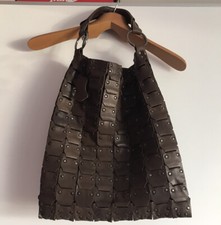 Feynsinn Tasche Schultertasche Braun mit Nieten NEU Sehr Schön Hoher NP