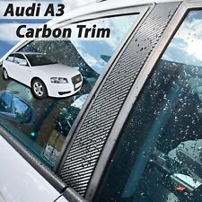 Carbon Dekor für Audi A3 S3 8P 8PA 2Türer 2004-2012 Zierleiste B-Säule