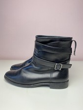 Original Bally Switzerland Stiefel, Gr. 39,5, schwarz Leder