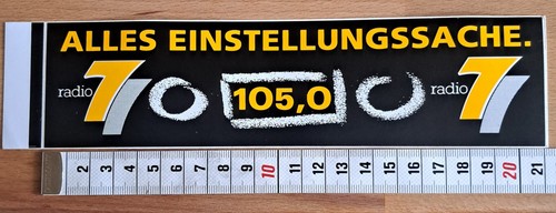 Alter aufkleber sticker radio - aufkleber,