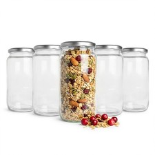 6er Set Einmachgläser 1L mit