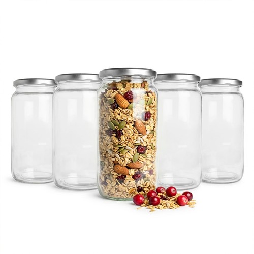 6er set einmachgläser mit - set, 1l