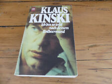 Klaus Kinski: Ich bin so wild nach deinem Erdbeermund - Heyne Taschenbuch 1977