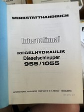 Werkstatthandbuch IHC International Regelhydraulik Dieselschlepper 955 und 1055