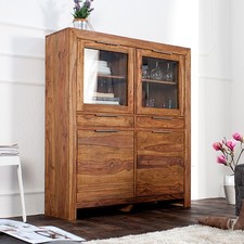 Massives Highboard PURE 140cm