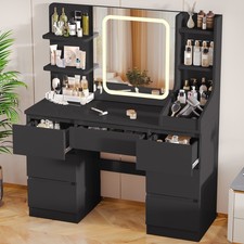 Gunji Schwarzer Schminktisch