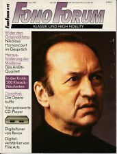 Fono Forum 4/1992 Harnoncourt / Arditti / DAT-Recorder / CD-Player / DSR Revox