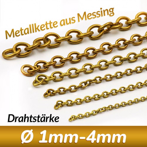 Metallkette aus messing - aus,