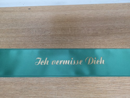 Kranzschleife spruchband - kranzschleife,