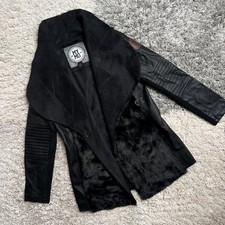 MyMo Kunstleder Jacke Webpelz