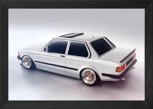 Restomod bmw e21 3er - bmw, gerahmtes