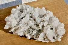 Bergkristall Stufe mit Pyrit, Cavnic, Rumänien, ca. 2,8 kg,  ca.  24 x 16 x 7 cm