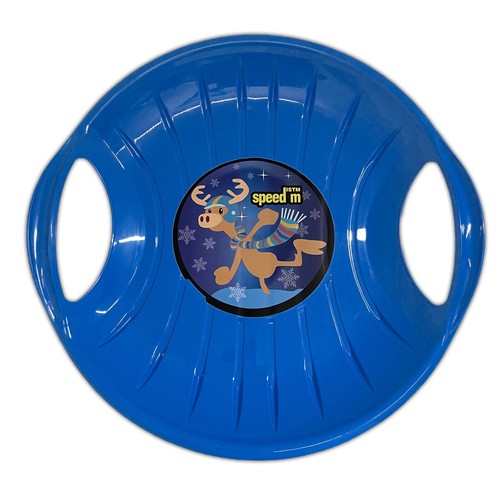 Kinder tellerschlitten blau - kinder,
