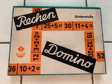 Rechen Domino, „VERO“, Unterstufe, MADE in DDR, VEB Baukastenfabrik Blumenau TOP