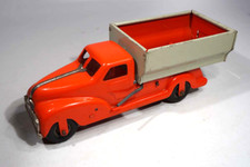1950's Strenco Feuerwehrauto Kipper LKW - Tinplate - Blechspielzeug