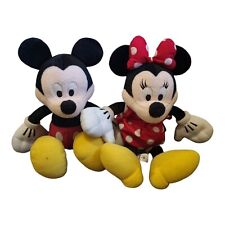 2x Disney Micky Maus Nicotoy + Minnie C&A Kuscheltier Stofftier Mickey Mouse Set