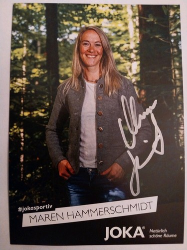 Maren hammerschmidt autogramm - maren,