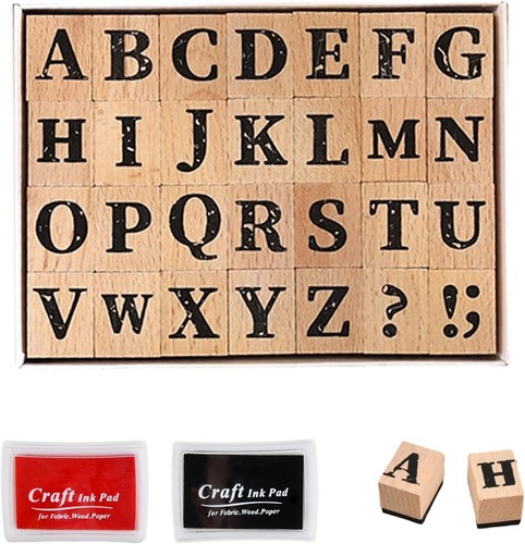 Stück buchstabenstempel - 28,