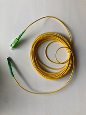 5 m Glasfaserkabel LC/APC auf SC/UPC Patchkabel | LWL Simplex Singlemode