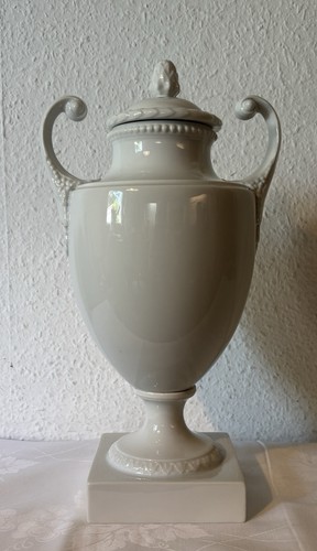 Fürstenberg deckelvase weiß - fürstenberg,