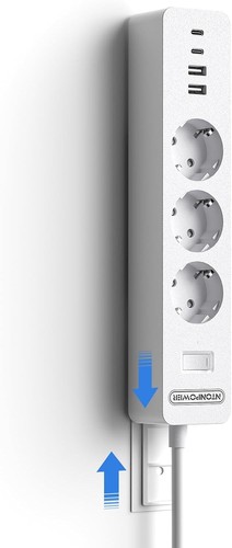 Way usb power strip wall - power,