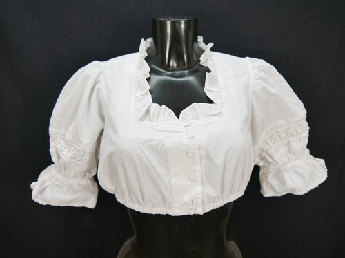 Dirndlbluse weiß bluse - weiß,